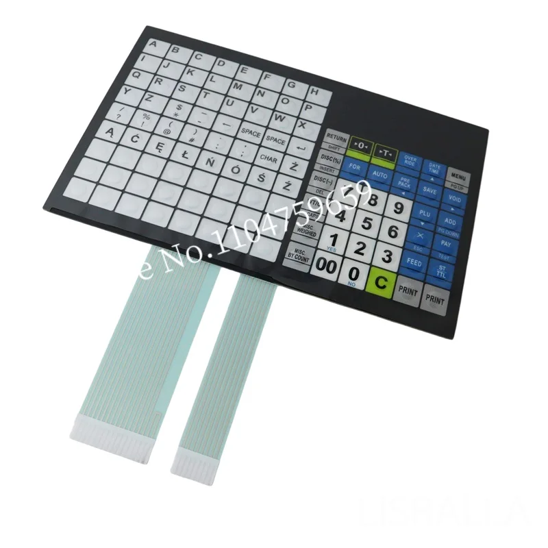 5pcs/Lot Brand New CL5500 Keypad Keyboard Set for CAS CL5000J Scales English Version Keyboard with Pole Overlay