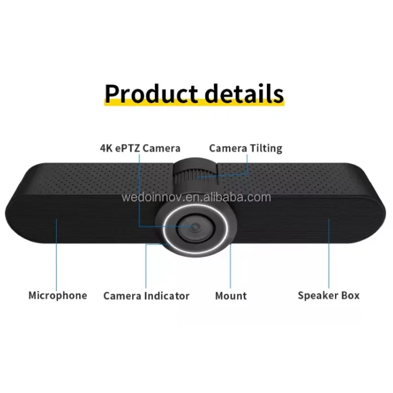 All In One Android 4K Zoom Meeting Camera Audio Video Conference System
