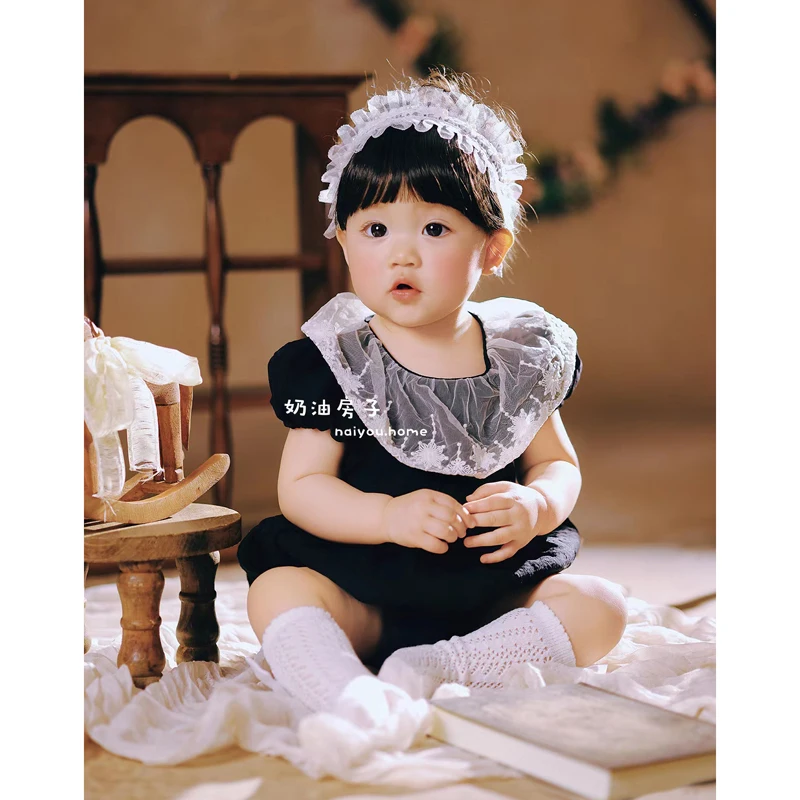 Childrens Photography Clothing Studio Photography Theme Hundred Day Year Old Girl Photo реквизит ньюборн ملابس اطفال رضع بناتي