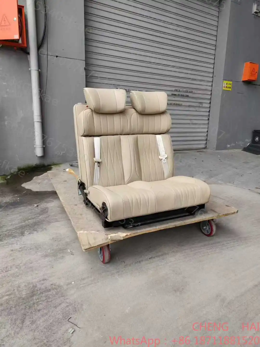 Customized CHENG HAI Customized  Leather/Cloth RV Sofa Bed Seat for Motorhome MPV Van Camper with Easy Installation