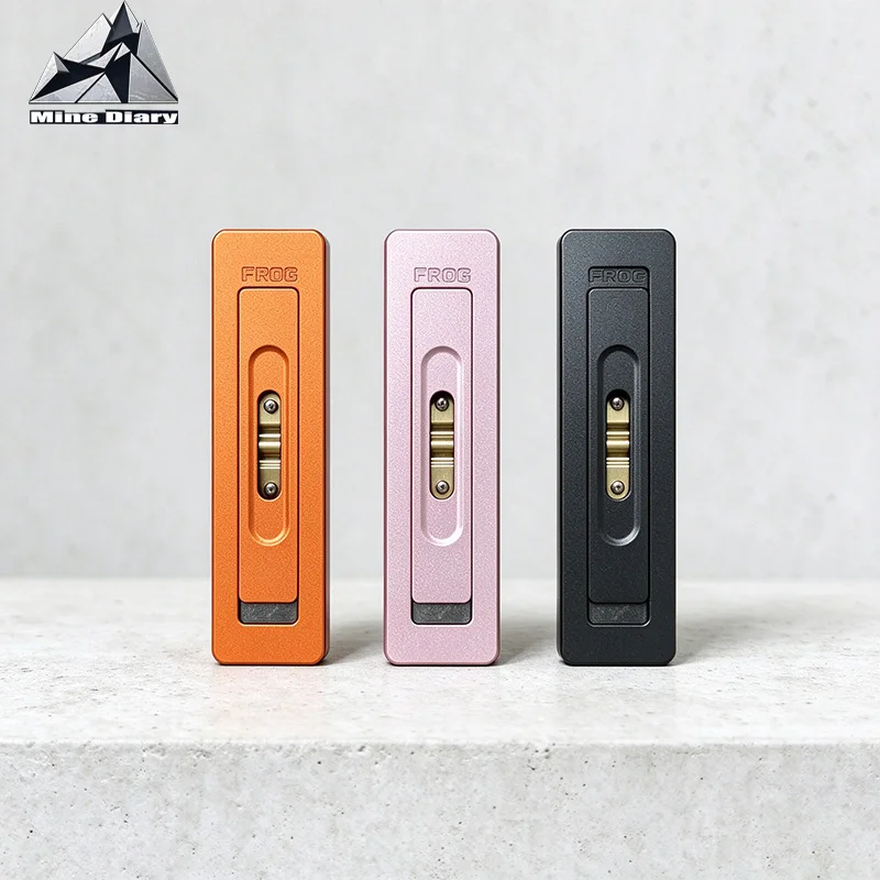 EDC Fidget Slider Metal &PEEK Push Card Extremely Stress Relief Desktop Fidget Gadget Portable Pocket Daily Toys