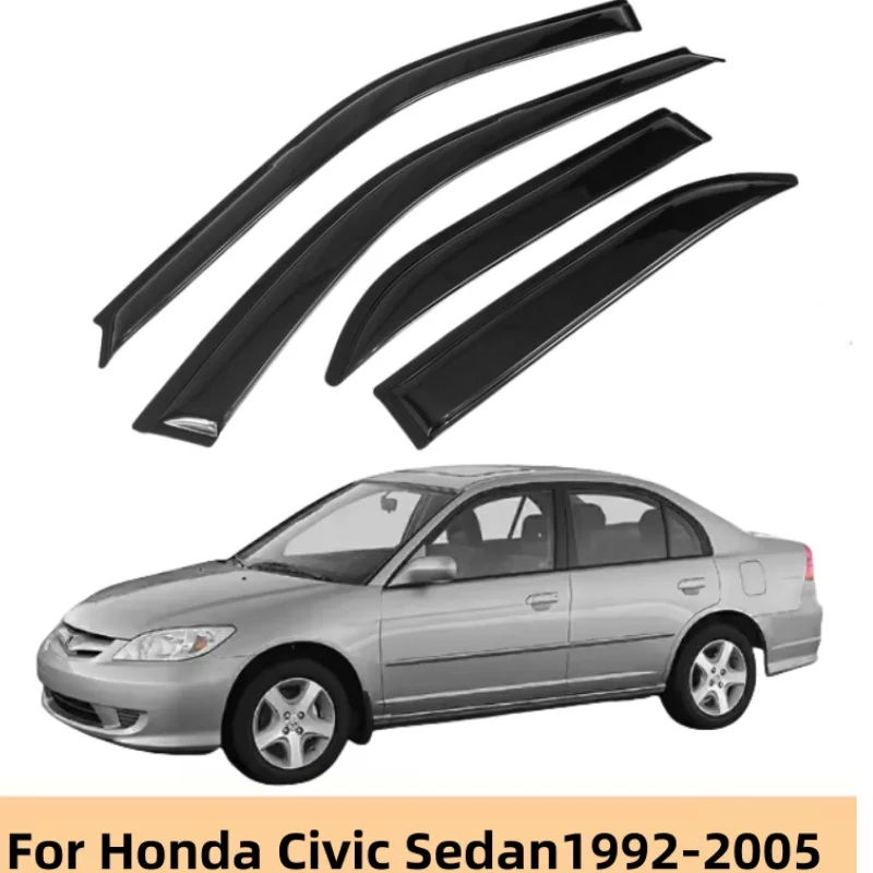 

Для Honda Civic Sedan 1992-1995/ 1996-2000/2001-2005 аксессуары для стайлинга автомобилей, оконный козырек, дефлектор, накладка на окно, защита от солнца и дождя