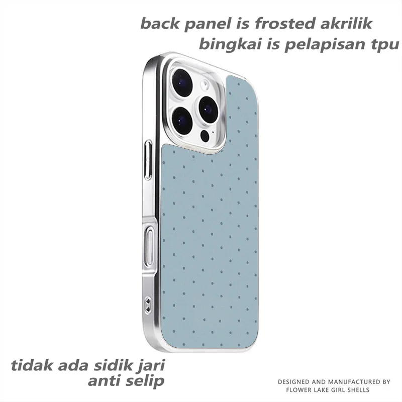 

ins Colorful polka dots Frosted phone case Anti-drop FOR iPhone11/12/13/14/15/16/17 Pro Max AIR PLUS