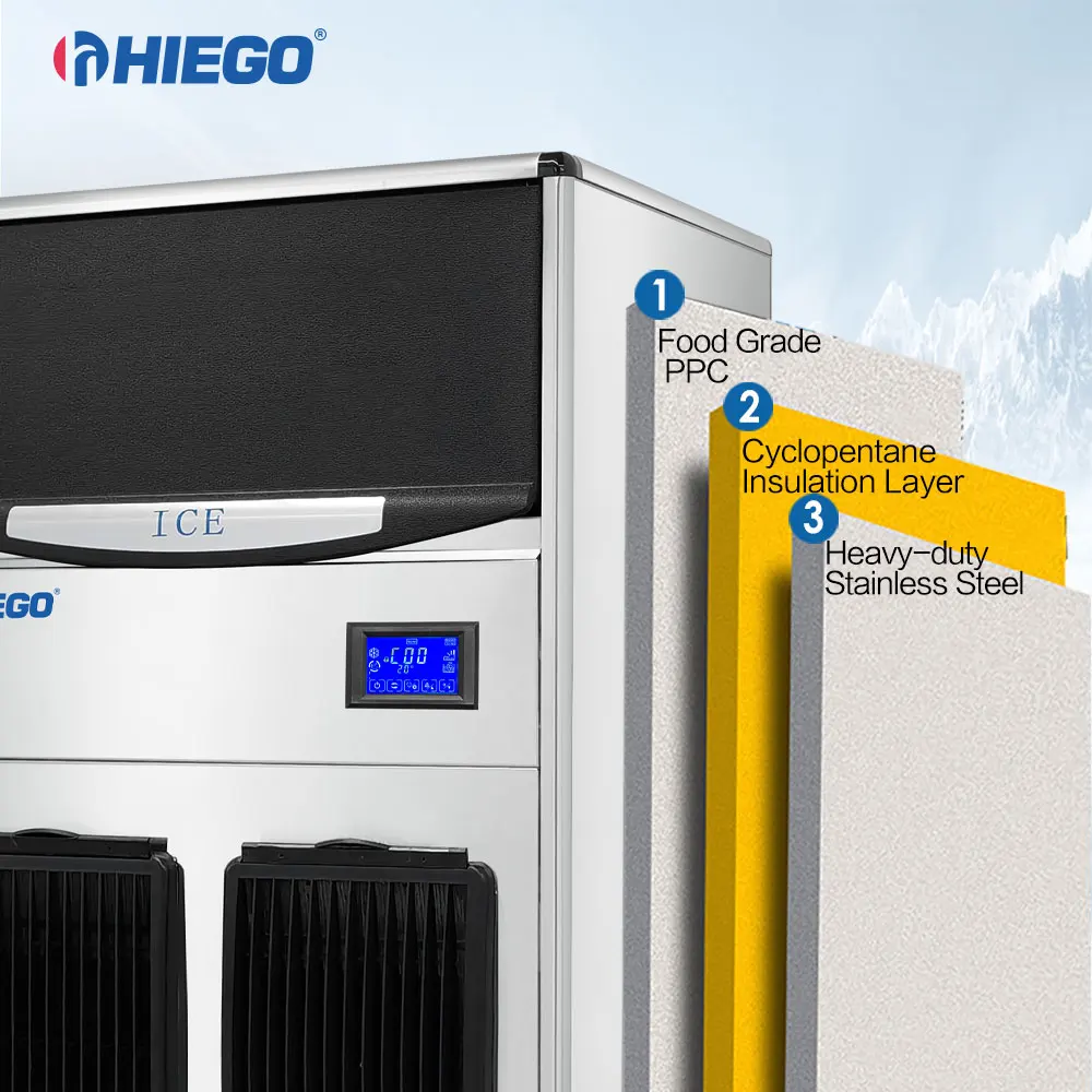 120KG/24H 110V Small Capacity  Full-Automatic Ice Maker Making Machine  with Water Filter