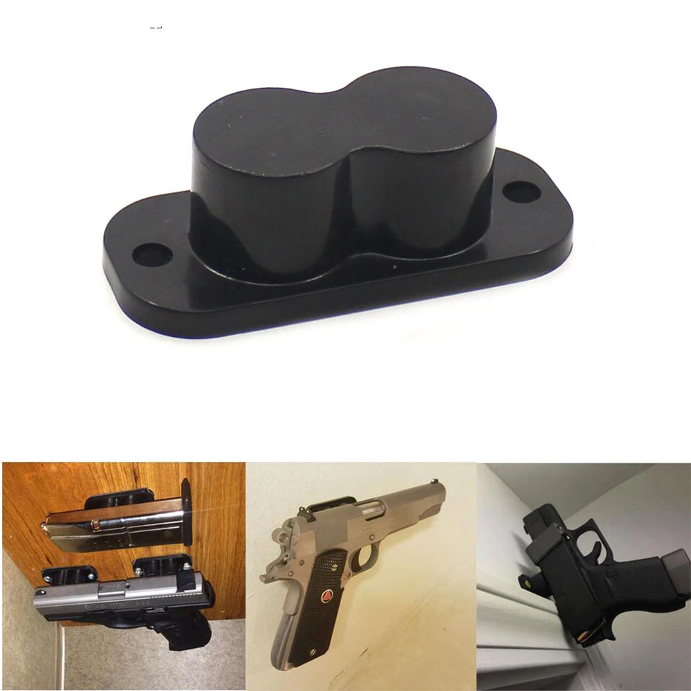 Tactical Gun Magnet Mount Magnetic Holster 35LB Rating Concealed Holder Anti-Scratch Cap Screws For Glock G17 19 34 43x USP 1911