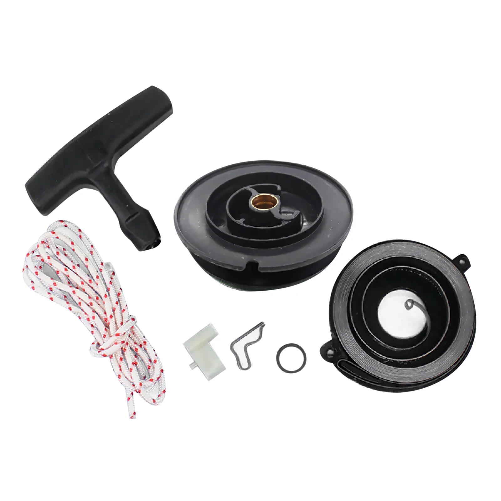 For Stihl TS400 TS410 TS420 Starter Handle Rope Kit with Pulley Pawl Spring Gasket Rewind Repair Parts
