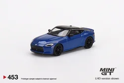 MINIGT 1:64  Nissan Z Performance 2023 Seiran Blue MGT00453-CH LHD Car Diecast Vehicle Model Toy