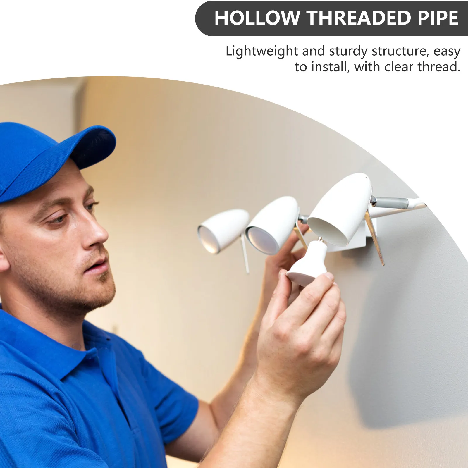 

Комплект из 4 железных опорных стержней для настенных светильников, нержавеющие, с гладкой поверхностью, легкие, прочные, простые в установке, для удлинения люстр и светильников