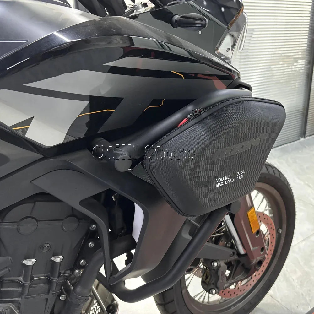 CF 800 MT 2022 2023 2024 2025 مقاوم للماء أداة وضع حقيبة دراجة نارية المبرد القلنسوة أكياس MT800 الجانب الأمامي حقيبة ل CFMOTO 800MT