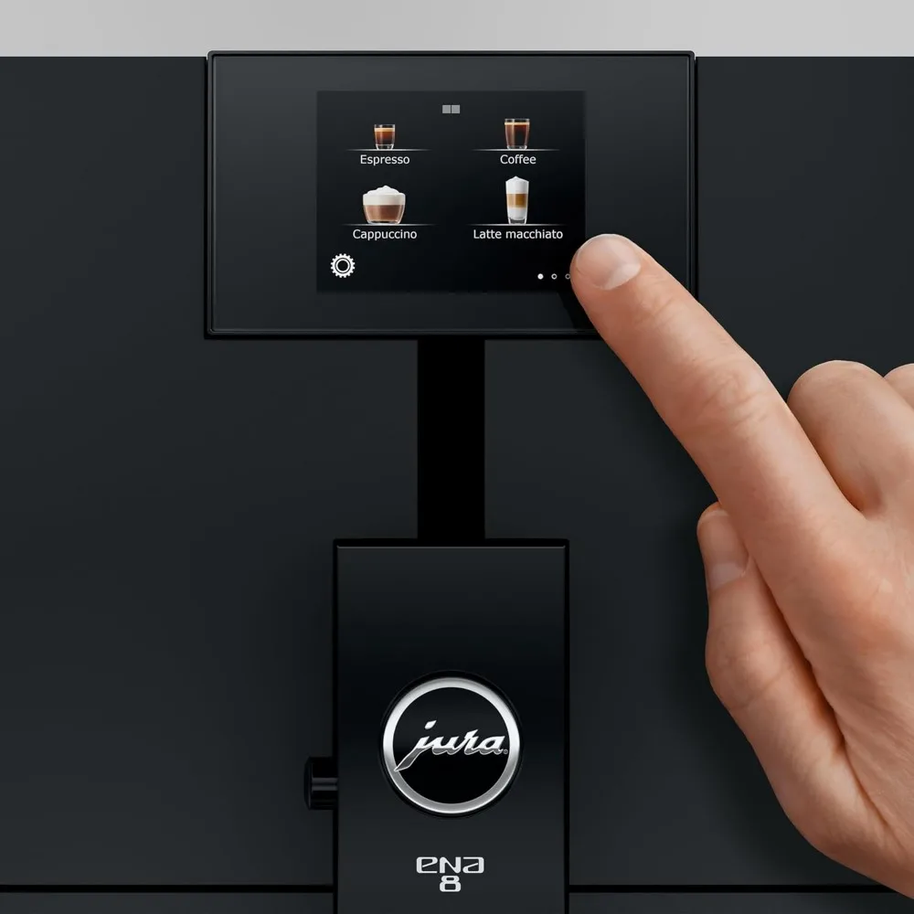 Volle Metropolitan Black Superautomatische Espressomaschinen mit Touchscreen