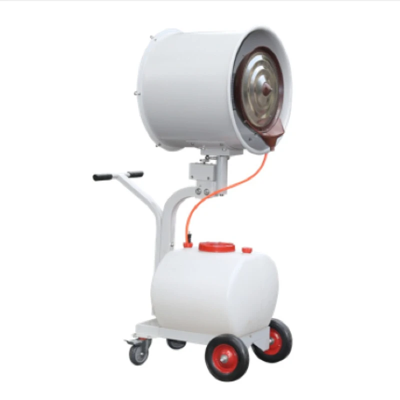 Industrial workshop spray humidifier hand push centrifugal humidifier