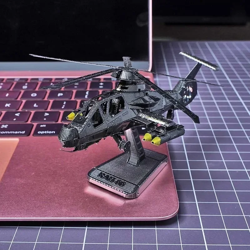 لتقوم بها بنفسك الملونة ثلاثية الأبعاد لغز معدني الطائرات VF-1S نموذج طائرة RAH-66 دمى هدايا للبالغين الأرض المعدنية ألعاب تعليمية for14 +