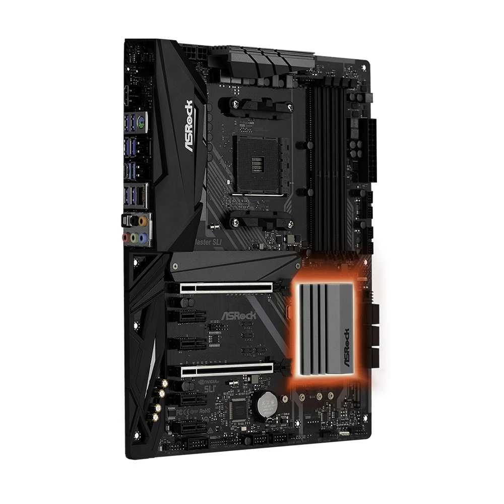 ASROCK X470 MASTER SLI Motherboard AMD AM4 Support Ryzen 9 5950X R7 5800X3D R5 4600G CPU AMD X470 Chipset 4xDDR4 HDMI 1.4 ATX