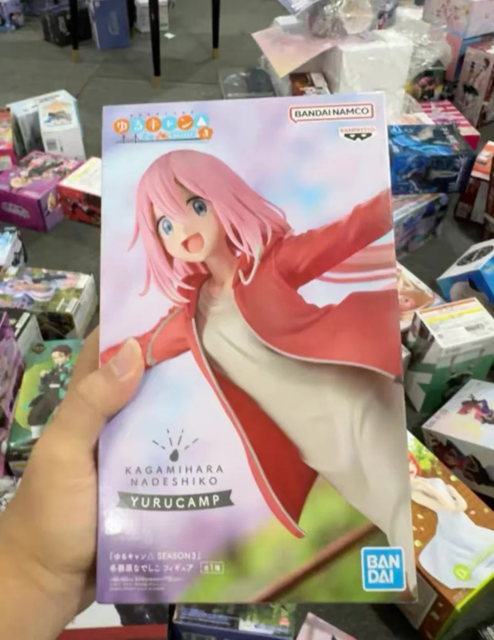 

100% Original in Stock Extremely Fast Delivery Bandai Spirits Banpresto Yurucamp Season 3 Kagamihara Nadeshiko Model Decoration