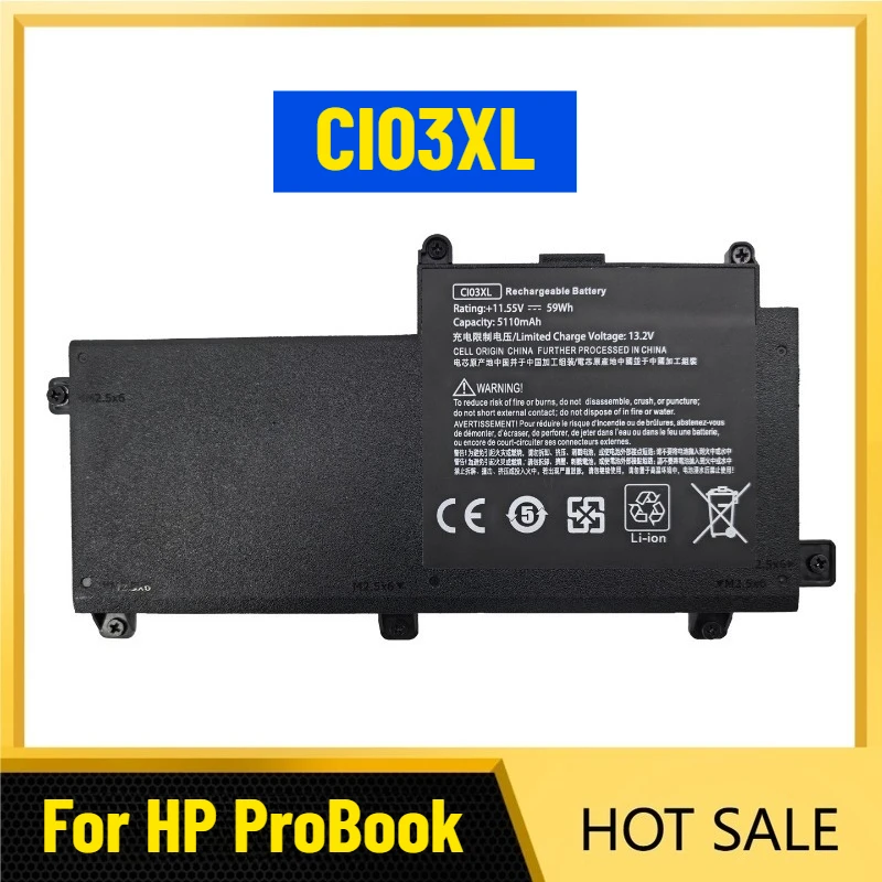 

Laptop Battery for HP ProBook 640 645 650 655 G2 G3 HSTNN-PB6K CI03XL