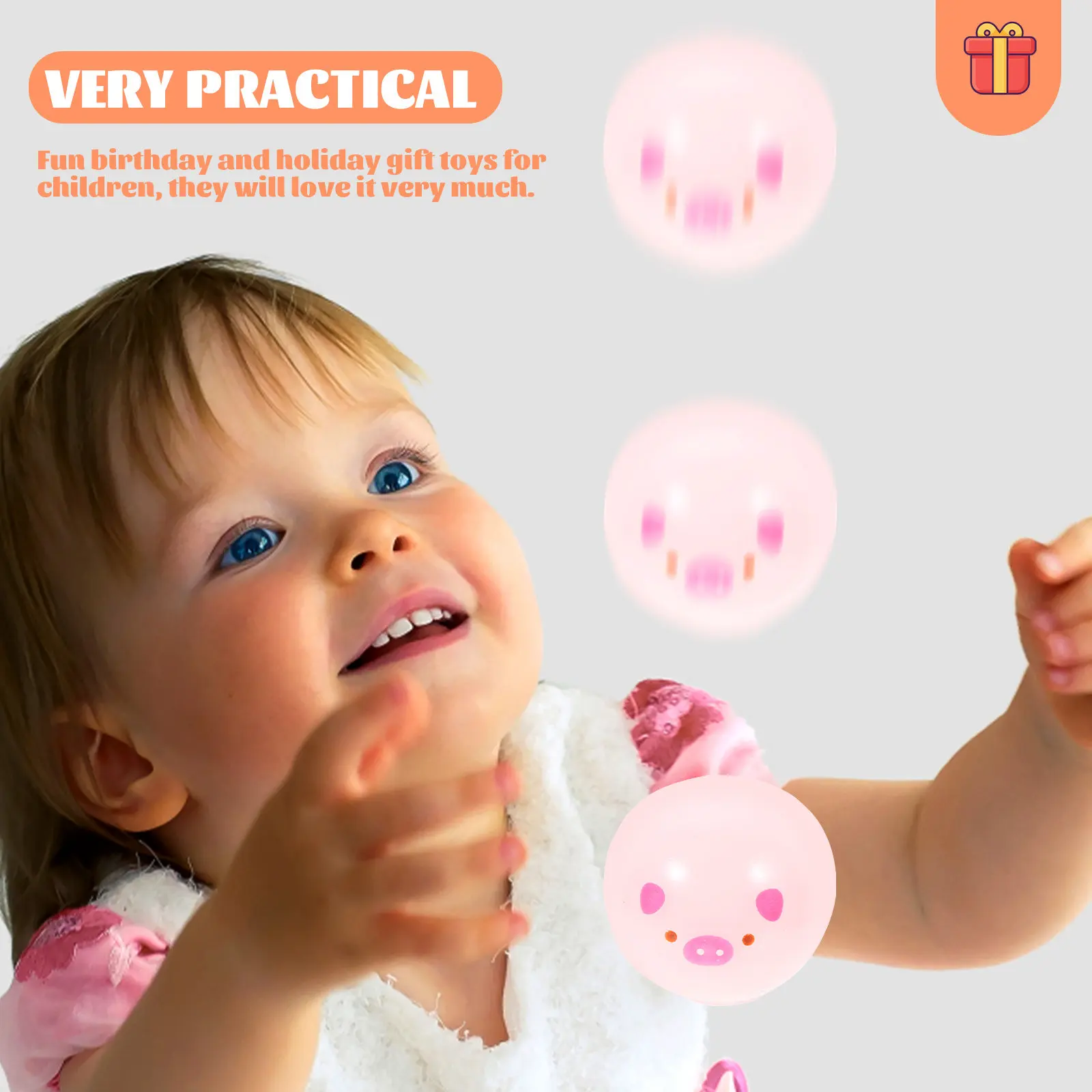 

4pcs Sticky Balls Glowing Ceiling Balls For Kids Night Party Favors Indoor Throwing Sensory Fidget Stress Relief Gift