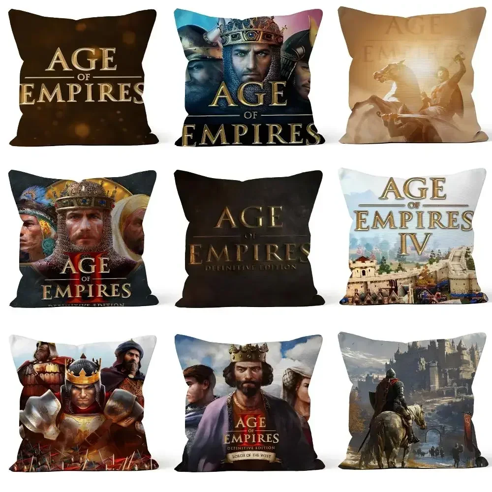 Age Cover Throw Pillow Cover Empires Soft Short Of Siege Plush Wololo Case For Sofa Bedroom Cozy RTS Home Game Decor