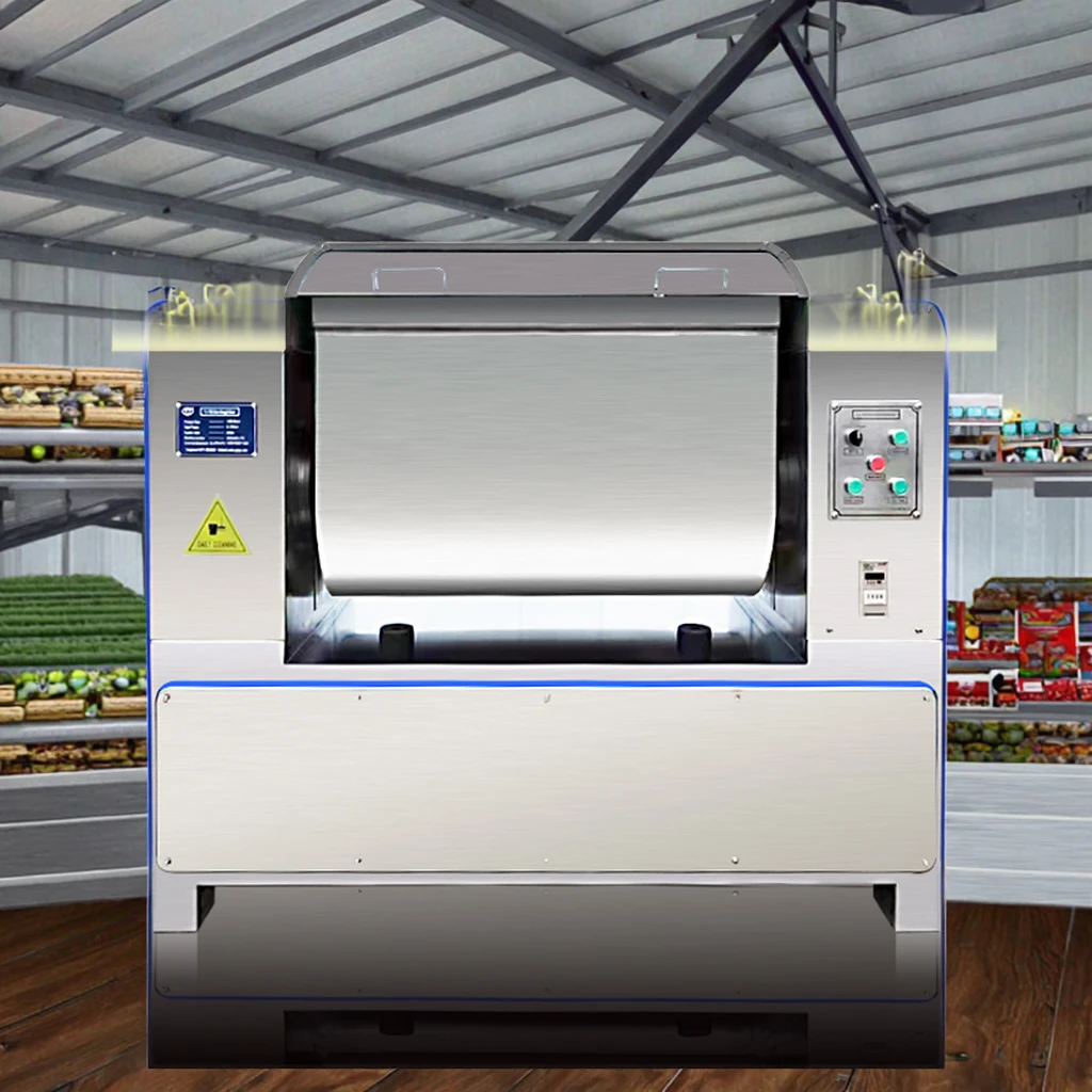 Commercial Fully Automatic Dough Mixer 50 100 200 kg Thickened Stainless Steel Flour Kneader