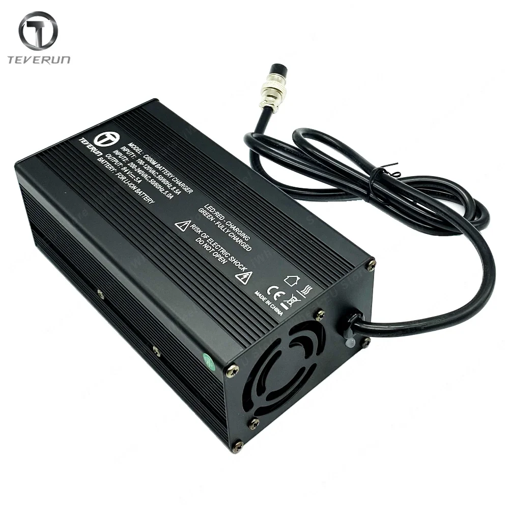 Original Teverun Fighter 7260R 84V 5A Fast Charger Suit for Teverun Fighter 7260R Electric Scooter Official Teverun Accessories