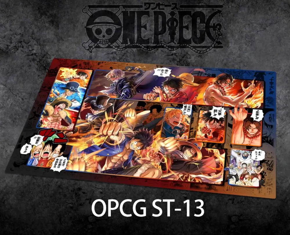 Trafalgar Law Anime Playmat Opcg Playmat One Piece Card Game Playmat Shanks High-Quality Thickening 60Cm*35Cm*3Mm Card Game Mat view 3