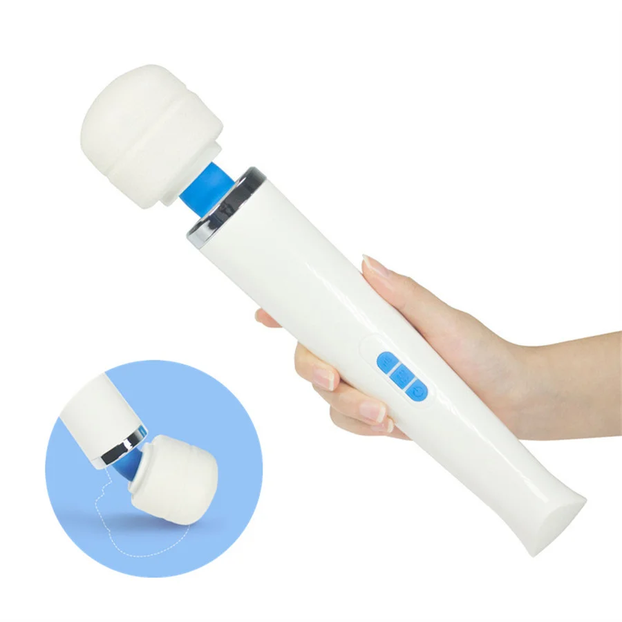 

Powerful Magic Wand Vibrators AV Stick Vibrator G Spot Massager Clitoris Stimulator Female Masturbator Sex Toys For Women