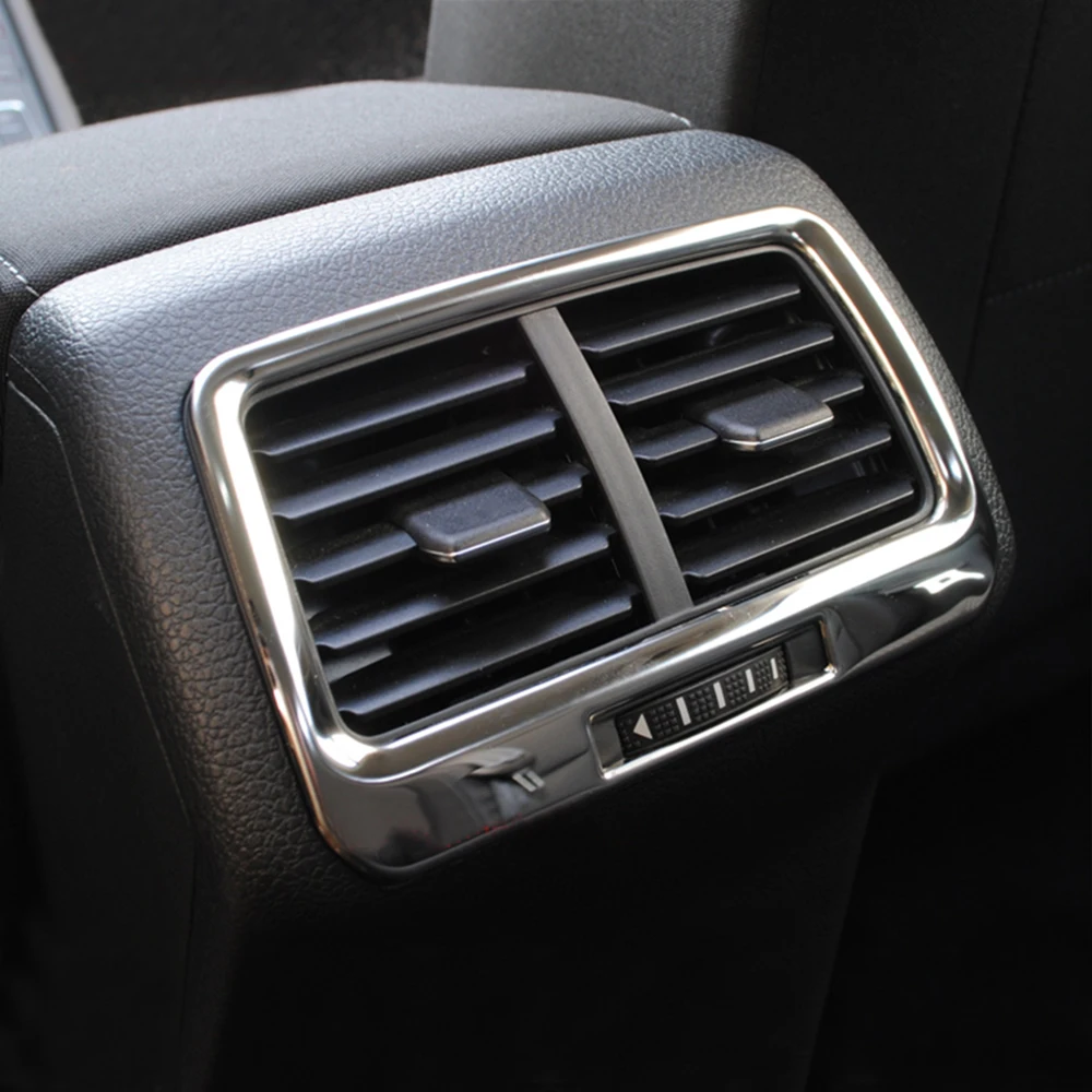 

Специальная выхлопная труба из нержавеющей стали для Volkswagen VW Golf 7 MK7 2014, модификация сзади, декоративная коробка с блестками