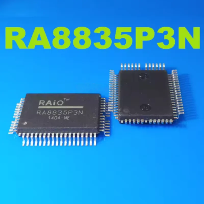 2PCS Original RA8835P3N QFP64 LCD Graphic Display Controller Driver IC 320x240 Dot Matrix Screen Control Chip Industrial