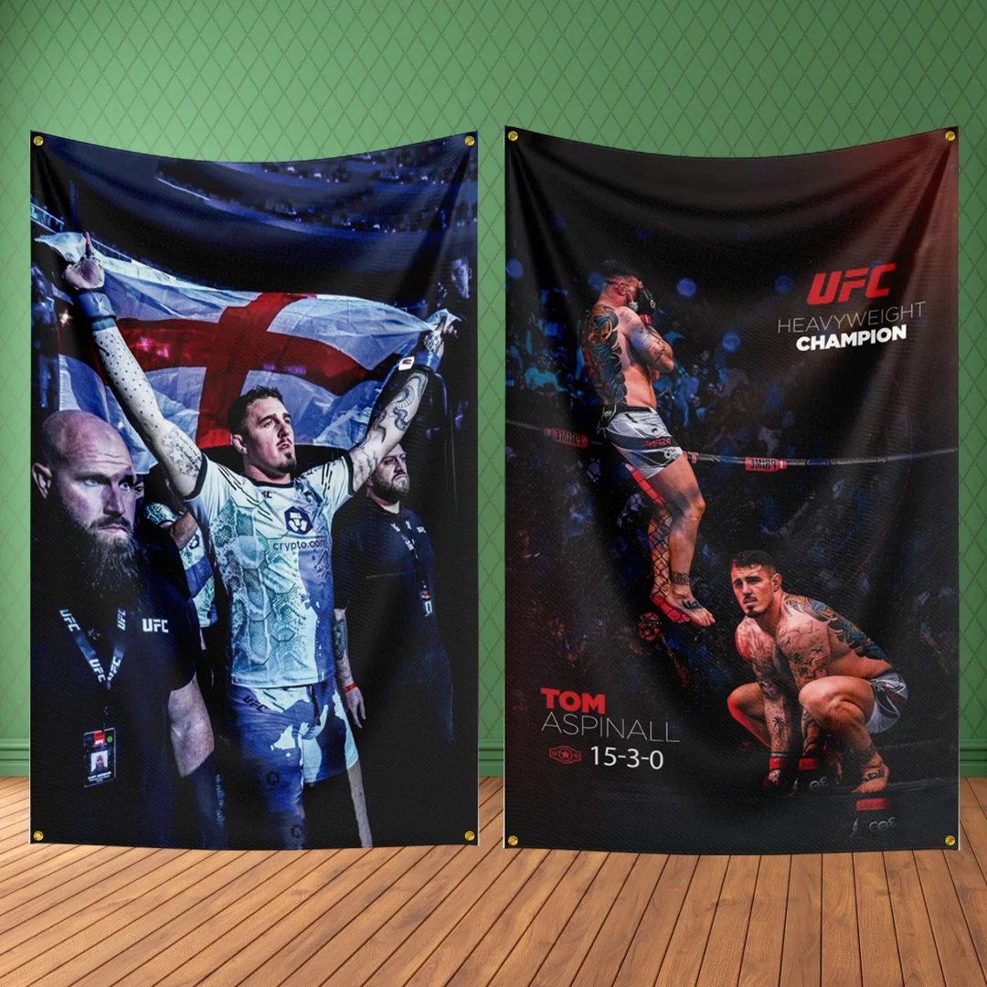 

3×5FT T-Tom-AspinallS UFC Boxing Flag Legend Motivational Wall Poster Gym Tapestry Home Dorm Decor Inspirational Canvas Flag