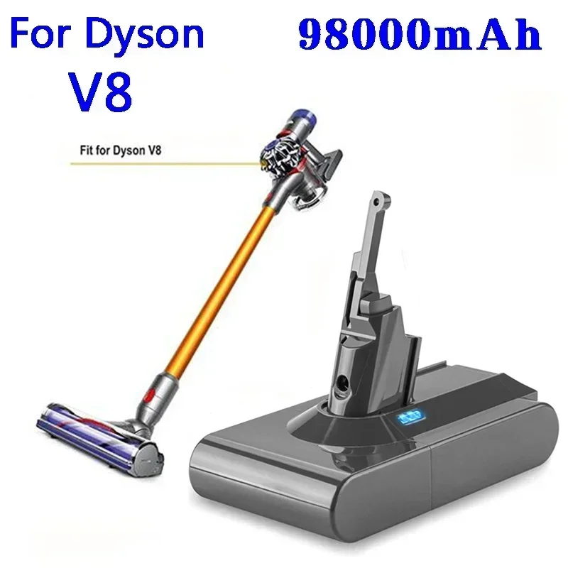 

Dyson V8 21.6V 98000mAh Replacement Battery for Dyson V8 Absolute Cord-Free Vacuum Handheld Vacuum Cleaner Dyson V8 Battery