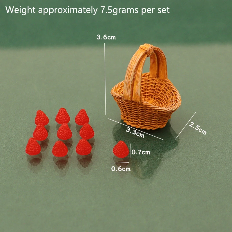 Modello di cesto di frutta e pane Accessori per case delle bambole in miniatura Fai finta di cibo da cucina per oggetti di scena per fotografia di scene di giocattoli per bambole