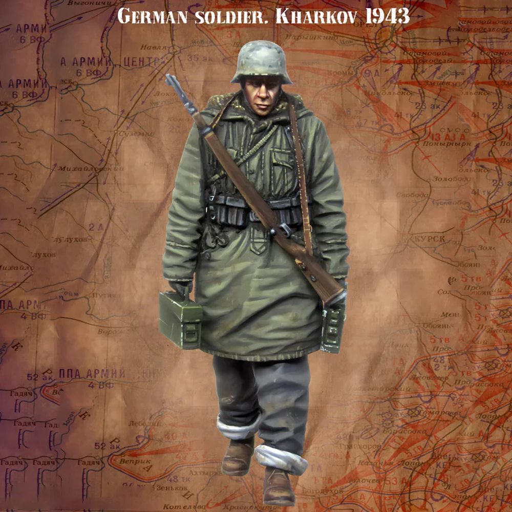 

1/35 фигурка из смолы, неокрашенная модель, военная тема, солдат Второй мировой войны, разобранная и неокрашенная GK