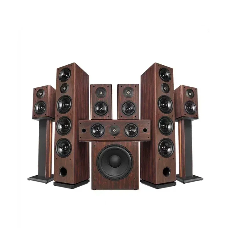 High Quality 71 Surround Sound Home Theater System Home Stereo 71 Wooden Home Theatre System factory outlet
