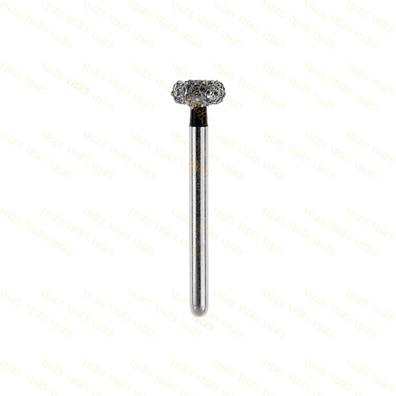 WR Type 10pcs Dental Strawberries High Speed Diamond Burs Drill Bits Dentistry Cutters Medium Emery Dentist Lab Tools