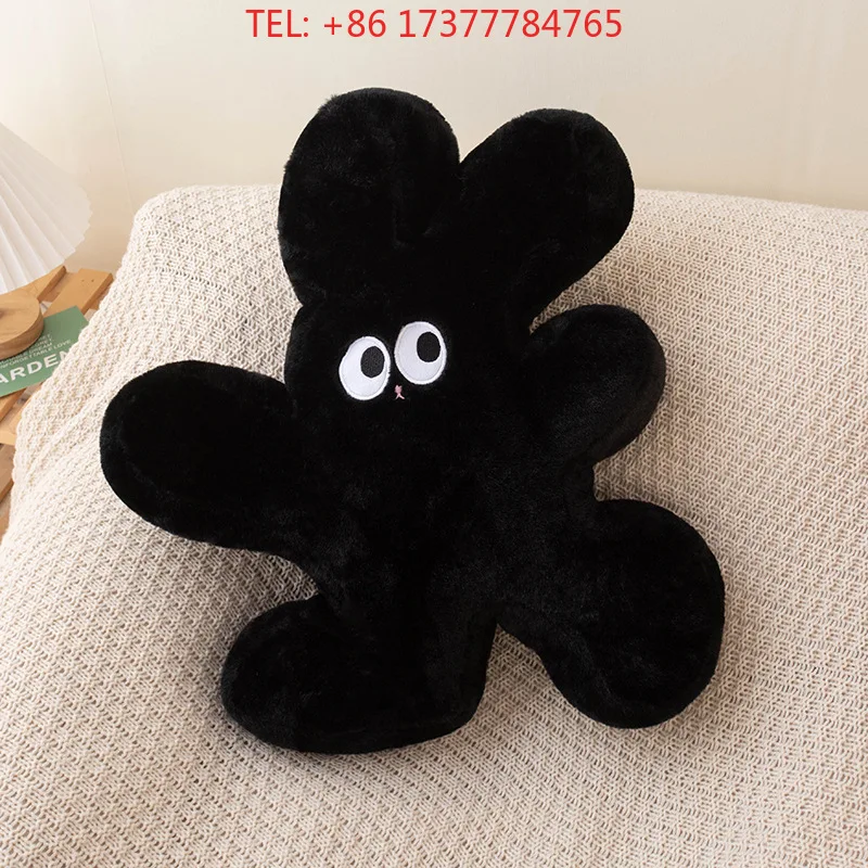 Nordic Rit Shaped Plush Throw ow Special-shaped Decorative Cushion for Sofa Bedside Backrest Home