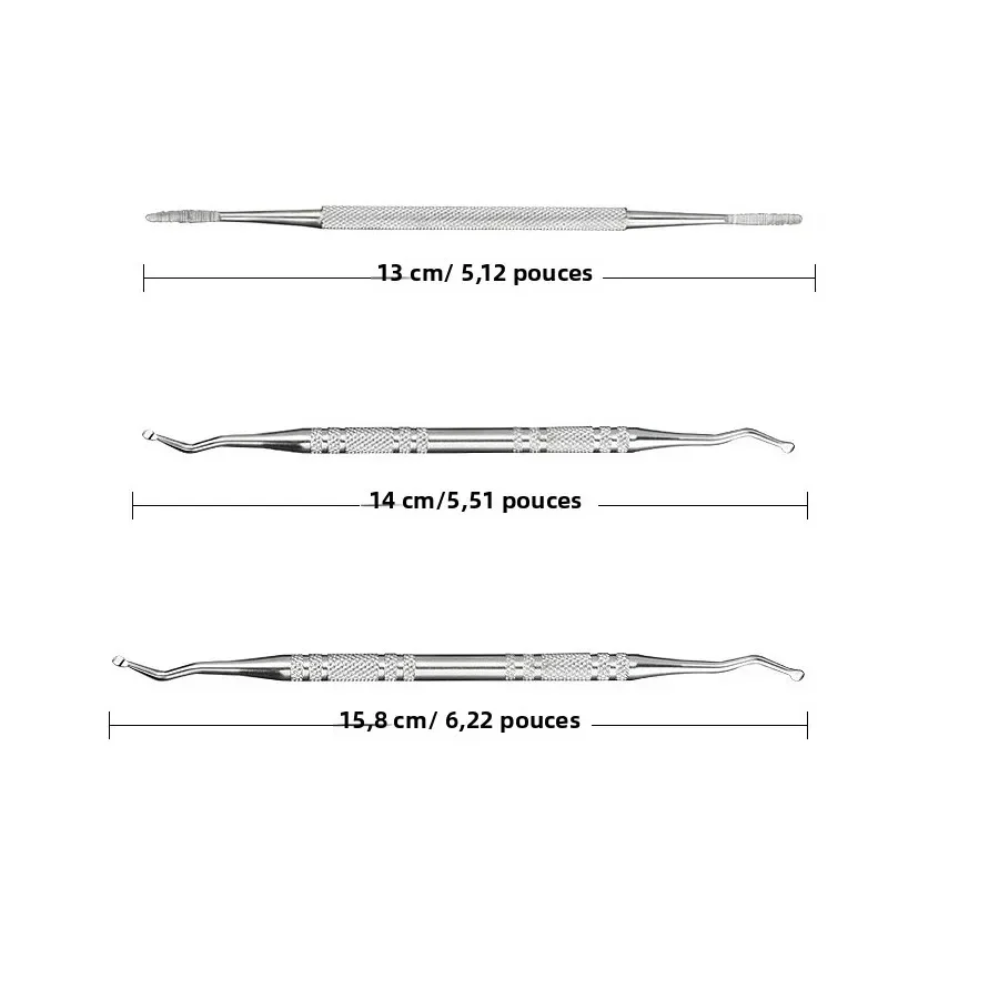 3 قطعة المهنية نام تو مسمار تصحيح أداة باديكير أداة القدم مسمار هوك بارونيشيا أداة إزالة الصواميل باديكير اكسسوارات