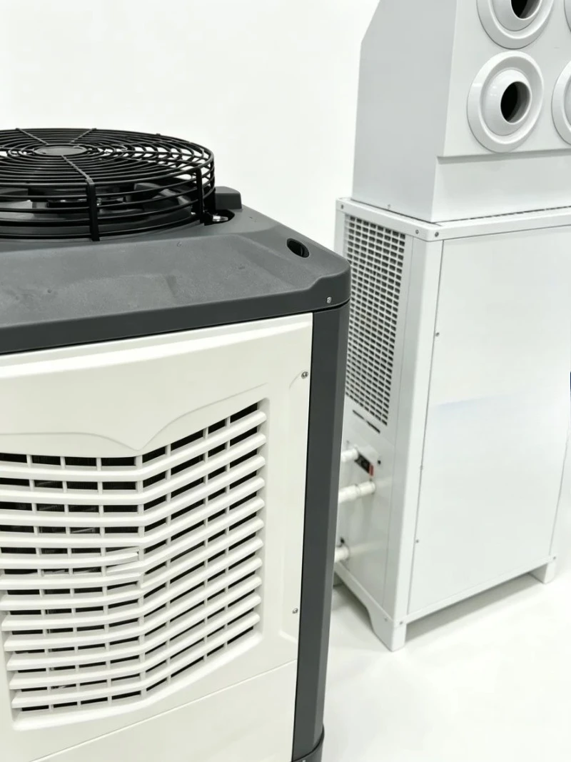 Factory Industrial Water Evaporative Cooler Portable Air Cooling Fan Low Noise for Workshop Greenhouse Farm Cooling view 3