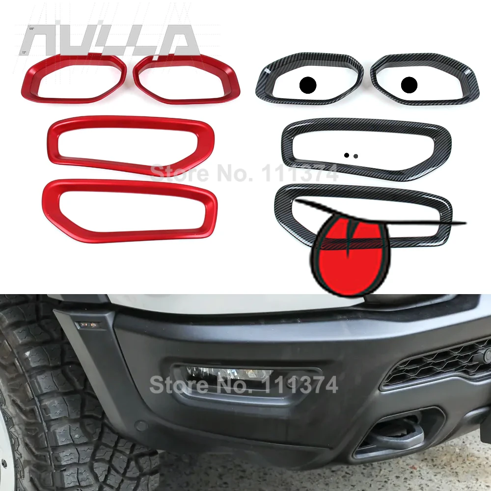 

Для Dodge RAM 1500 Rebel TRX 2019-2023 2024 2025 передний бампер противотуманная фара крышка лампы накладки карбоновые аксессуары