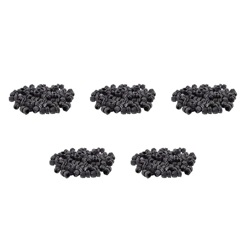 AT05-250 X Black Plastic Waterproof Connector PG11 5-10Mm Diameter Cable Gland