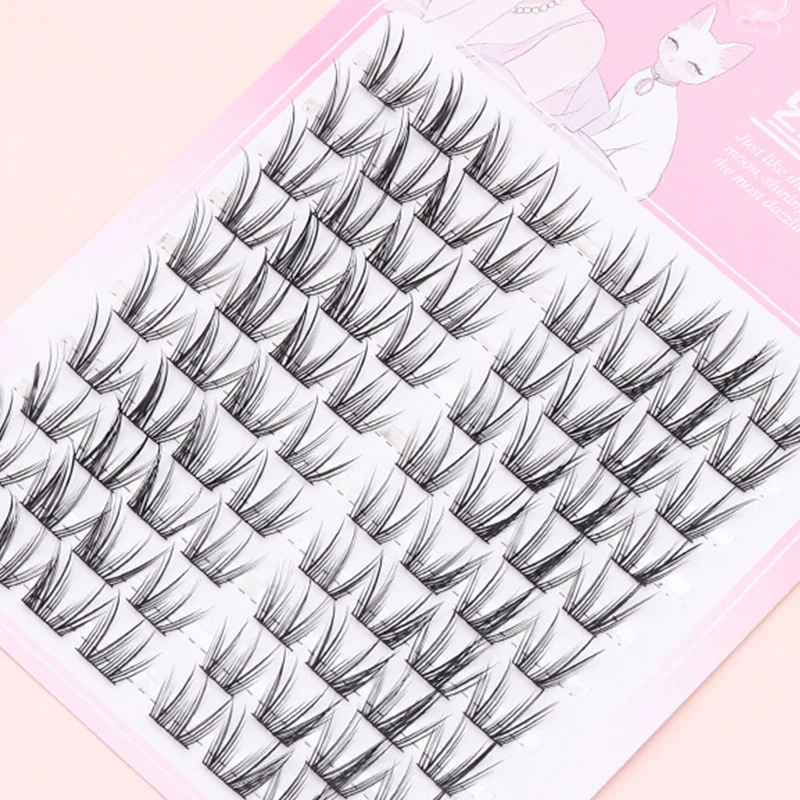 Forest Elf Series Large Capacity Eyelash Book Manga False Eyelashes Natural Long Curled Thin Fluffy Stem Segmented False Eyelash