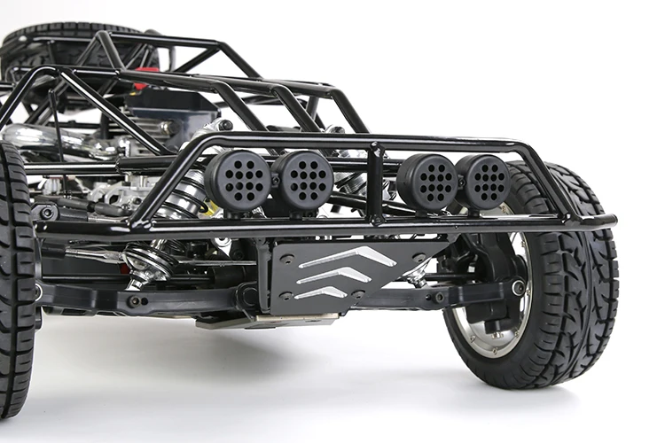 ROFUN LT remote control car has a metal front bumper for collision prevention