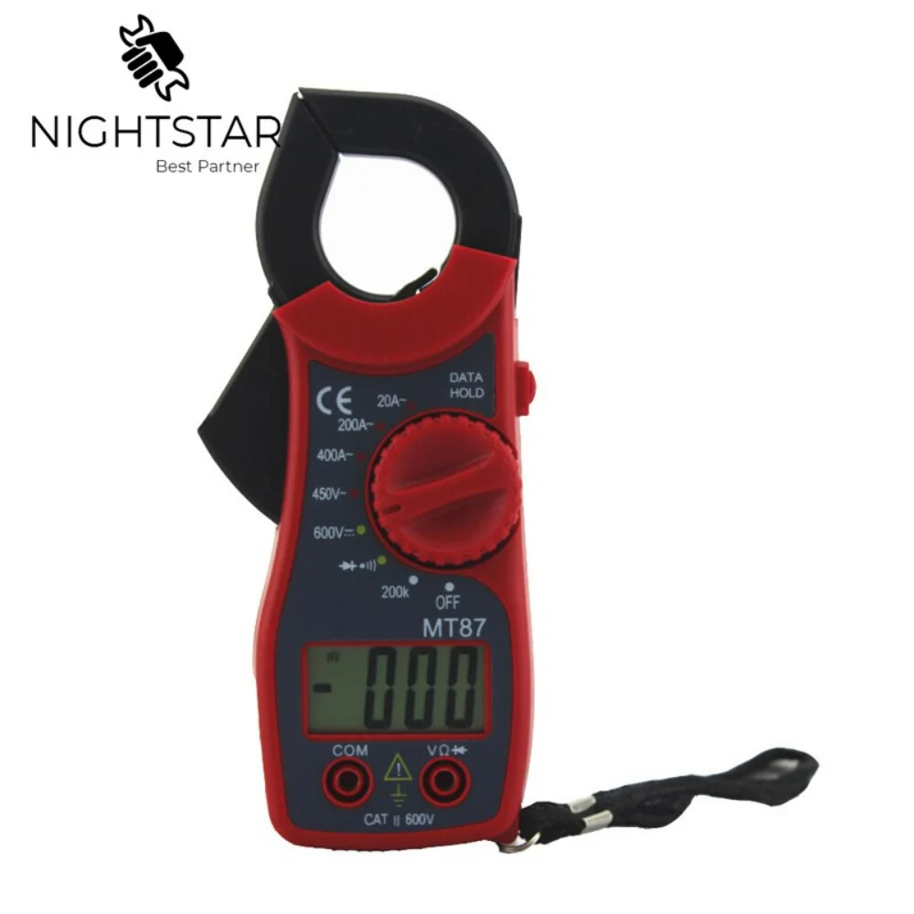 Digital Clamp Meter Multimeter DC AC Voltage Current Tongs Resistance Amp Ohm Tester Electronic Medidor Multimetre /Random Color