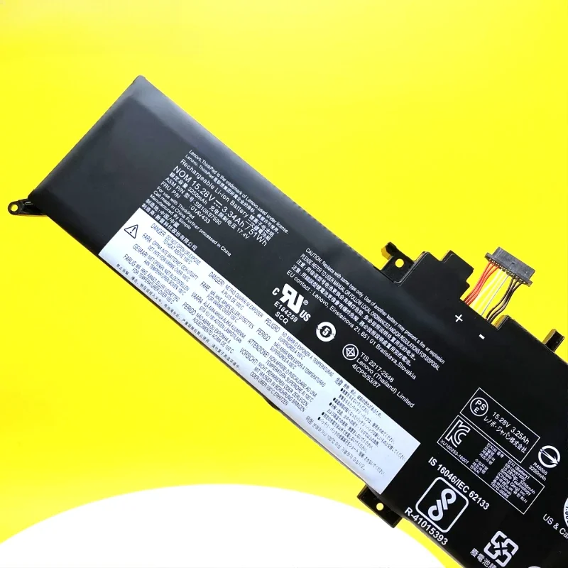NEW Laptop Battery For Lenovo ThinkPad Yoga 260 370 X380 00HW026 SB10F46464 01AV432 01AV433 00HW027 15.28V 3340mAh