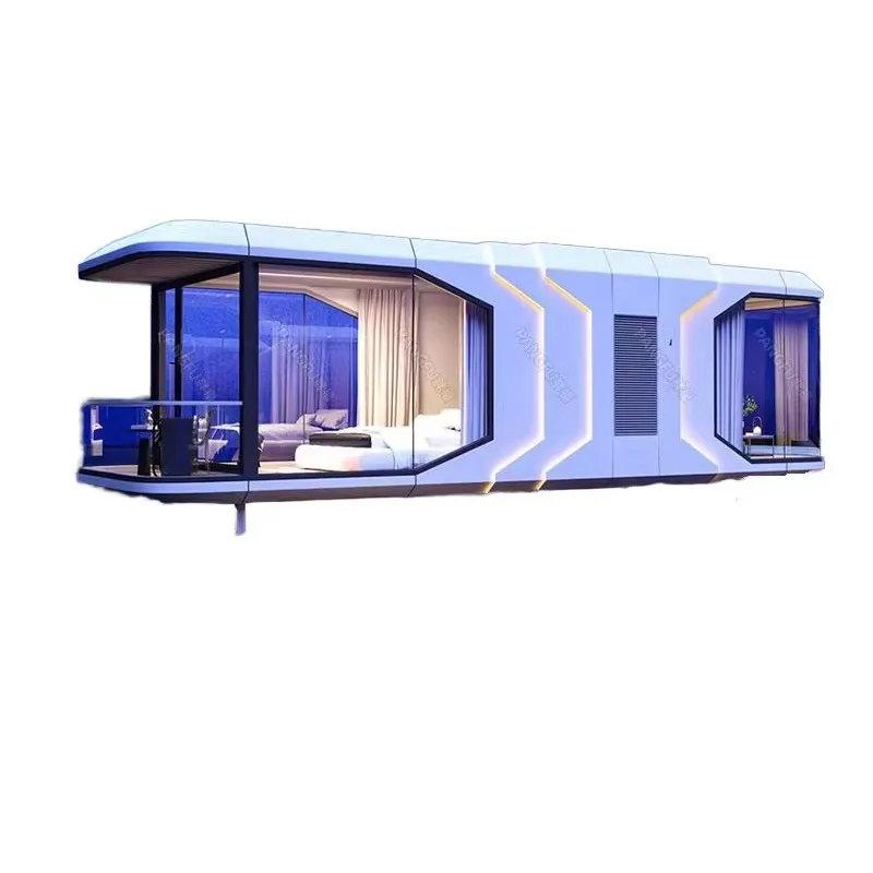 Vendita calda 2025 Cabina in acciaio Soluzioni per la casa mobile Hotel Villa Appartamento Camera prefabbricata