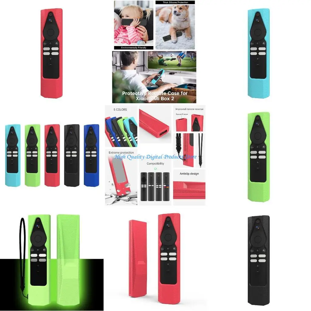 

U2JE Protective Silicone Case for TV BOX S 2nd Gen Remote Control Anti-dirt