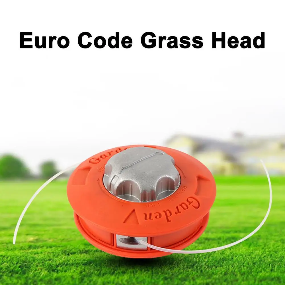 

Grass Head Weeding Wheel Aluminum Cover Grass Trimmer 2 Lines Cutter Head Thread String Saw Lawn Mower Garden Accessories