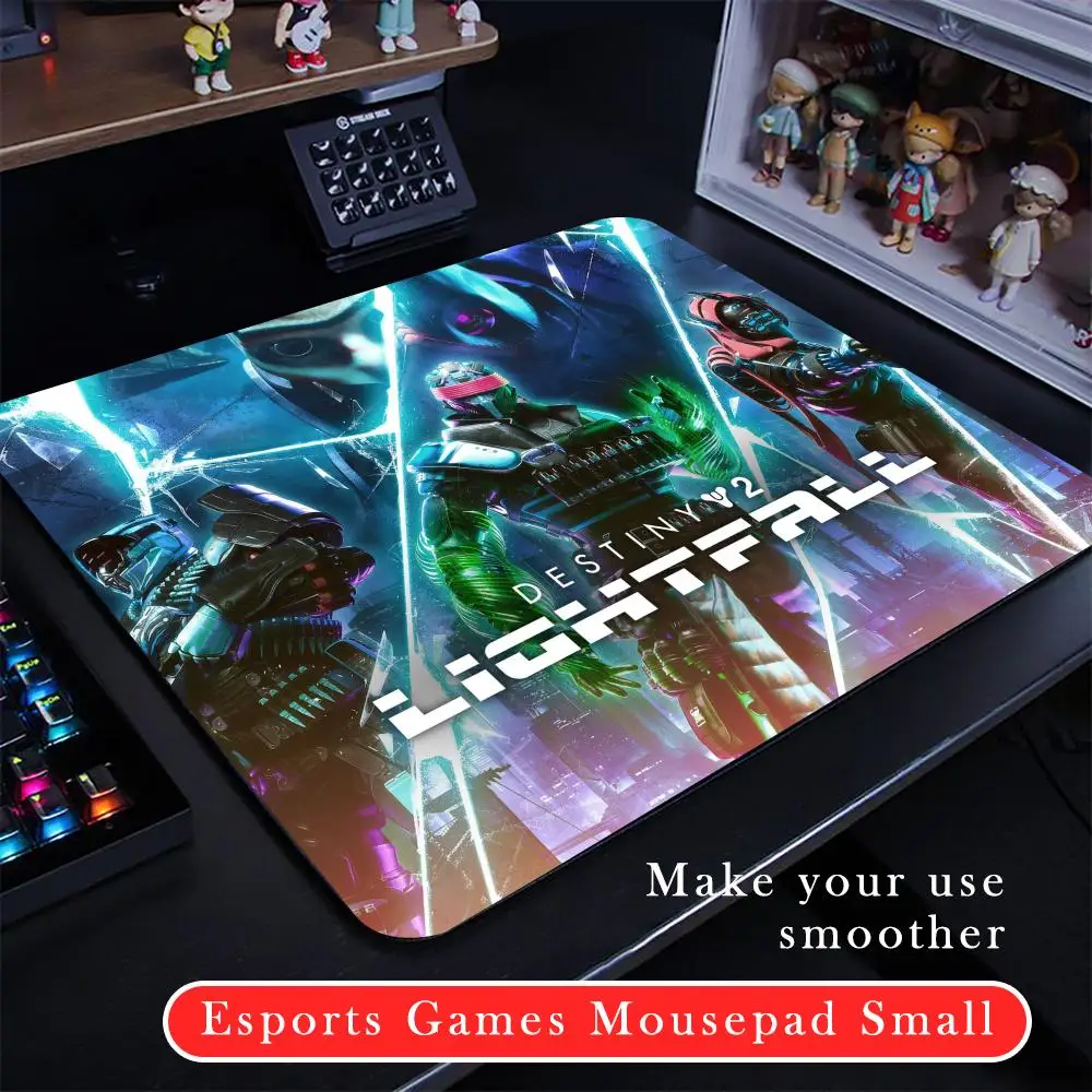 Destiny 2 Mouse Pad Cartoon rubber Small mouse pad desktop computer office keyboard e-sports ROGs game