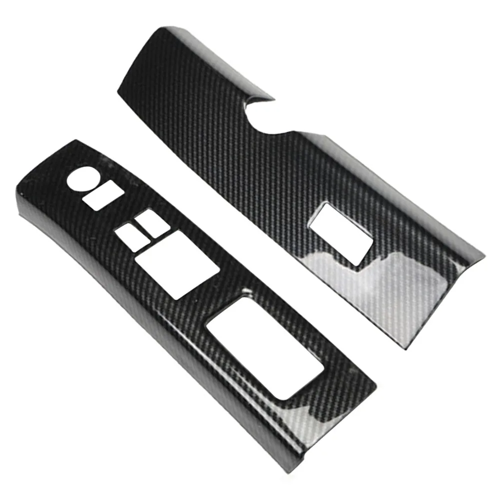 

Light Brightness ABS Door Switch Cover Trim Slightly Different Monitor Tape On The Back No Needs To Make Any Changes
