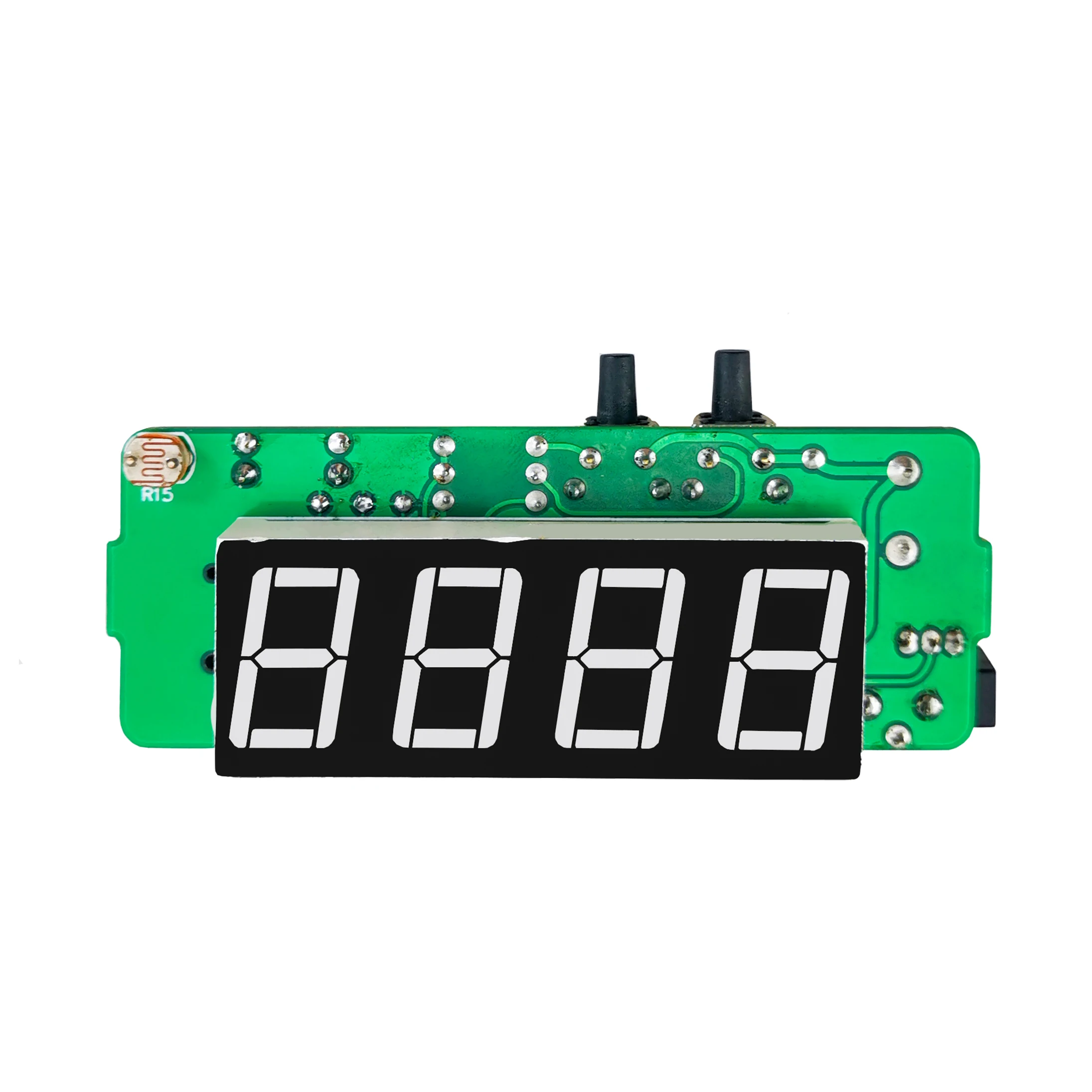 Multi-function Digital Clock Kit Microcontroller Electronic Clock Temperature Date Display DIY Welding Loose Parts