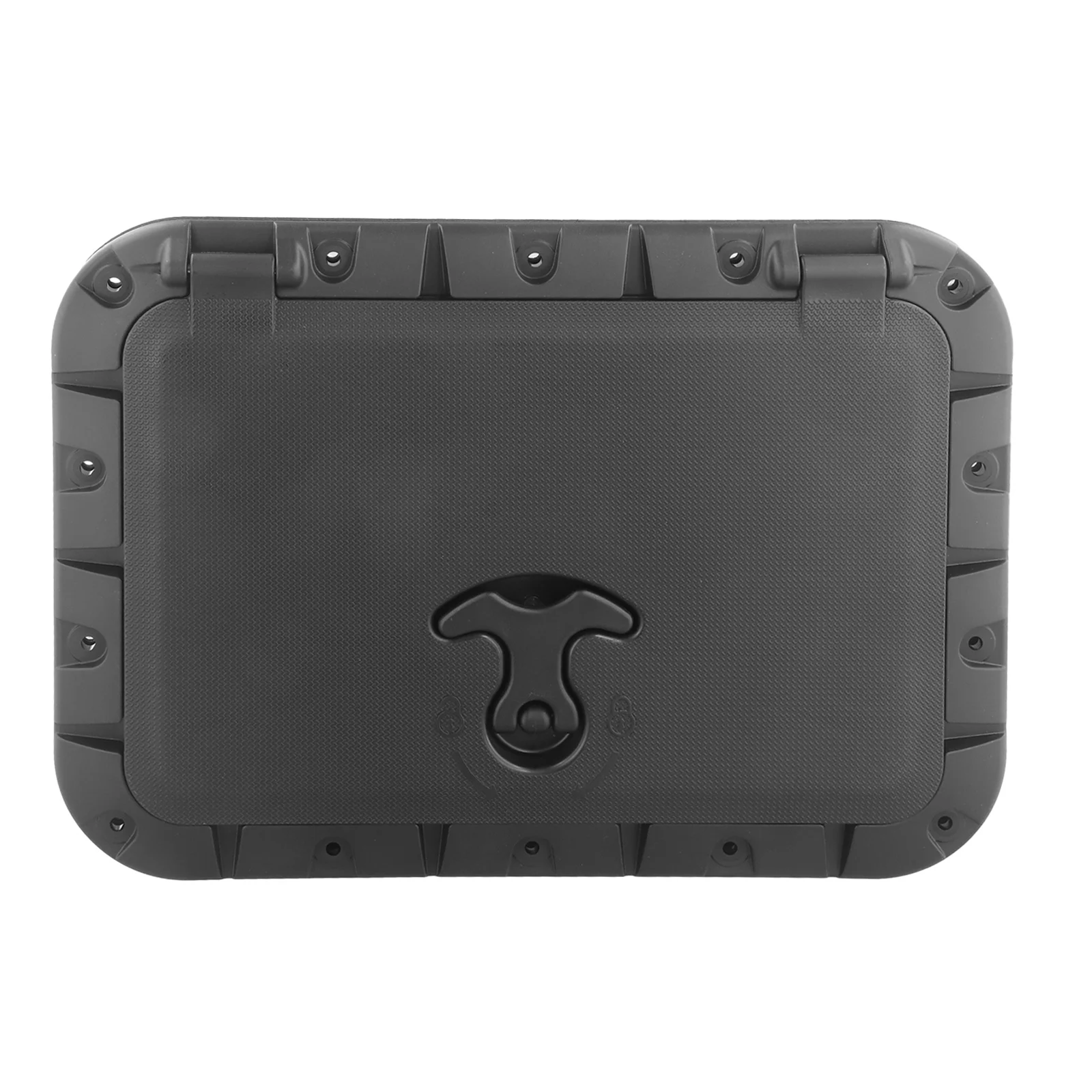 Tough Marine Square Deck Plate Access Hatch with Secure Locking Mechanism for Canoes Includes Waterproof Red Bag