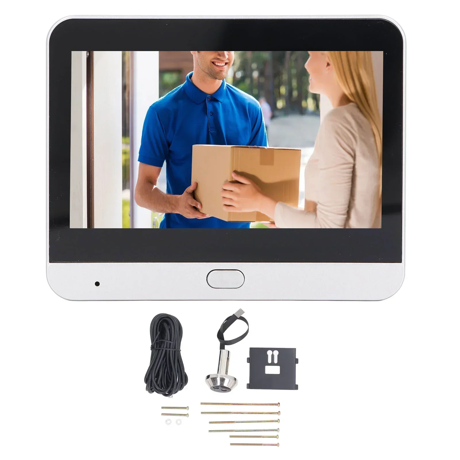 

4.3-inch Doorbell Camera Wifi Peephole 1080P 2.4G Auto Sensor Door Eye Camera Night Vision Digital Access Control Video Doorbell